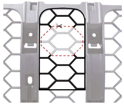 JT hood lock grill template